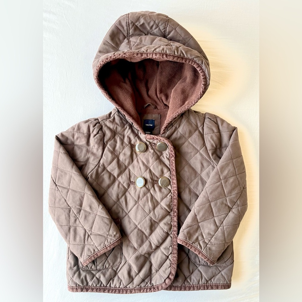 GAP Kids Quilted Hooded Jacket